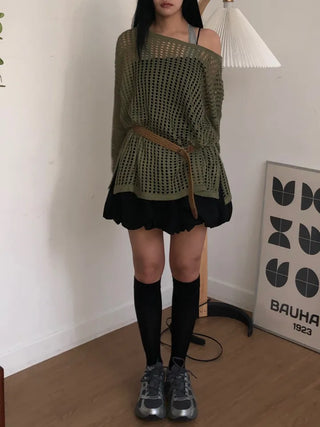 Tabomi Balloon Pumpkin Mini Skirt