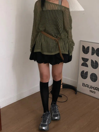 Tabomi Balloon Pumpkin Mini Skirt