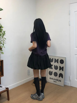 Tabomi Balloon Pumpkin Mini Skirt
