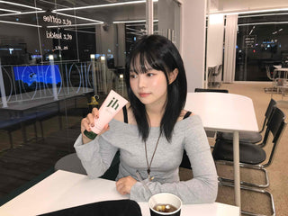 Gray natural plain off-shoulder long-sleeve t-shirt