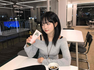 Gray natural plain off-shoulder long-sleeve t-shirt