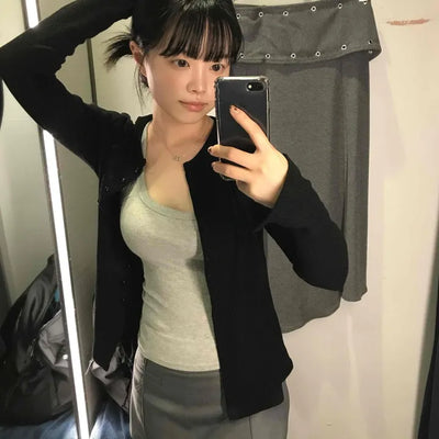 Comfort Knit Plain Cardigan