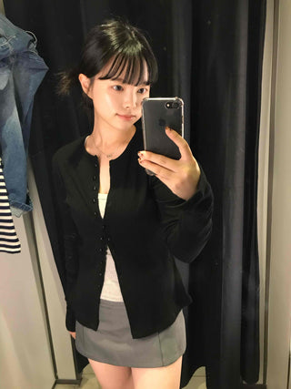 Comfort Knit Plain Cardigan