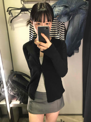 Comfort Knit Plain Cardigan