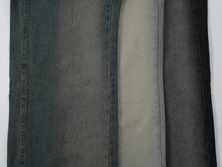 Larch Vintage Washed Side Pintuck Wide Denim Pants