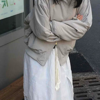 Daily High-Neck Winter Fleece Jumper