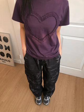 Repearl Camo Wide Cargo Long Pants