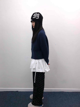 Oversized Rib Knit Zip-Up Cardigan