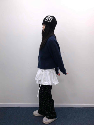 Oversized Rib Knit Zip-Up Cardigan
