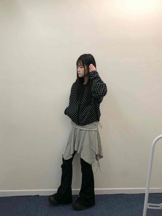 Asymmetrical Layered Midi Skirt