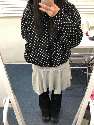 Asymmetrical Layered Midi Skirt
