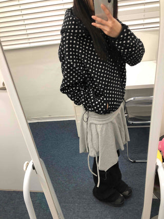 Asymmetrical Layered Midi Skirt