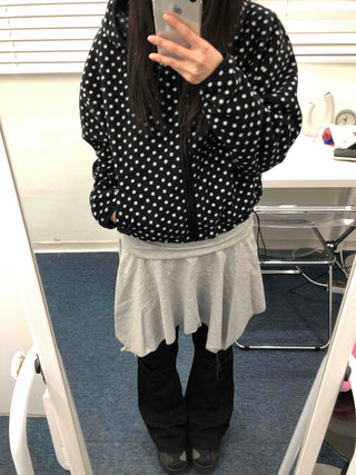 Asymmetrical Layered Midi Skirt