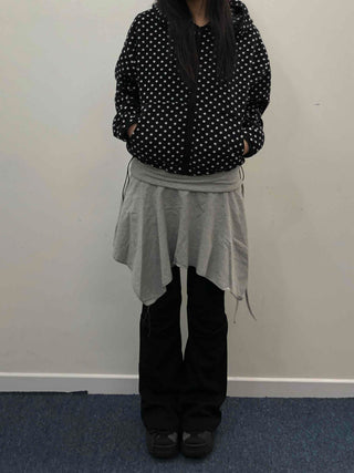Asymmetrical Layered Midi Skirt