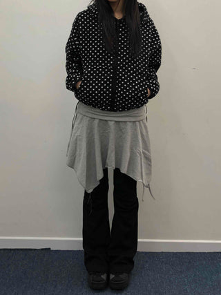 Asymmetrical Layered Midi Skirt