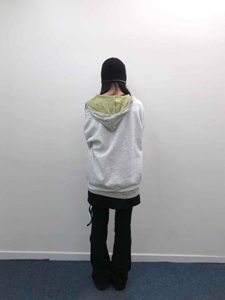 Leopard Big Star Print Oversized Sweatshirt