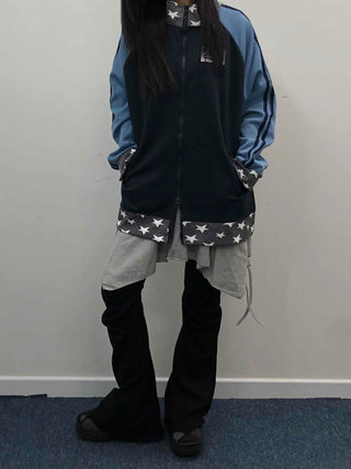 Wide Pintuck Bootcut Skirt Pants