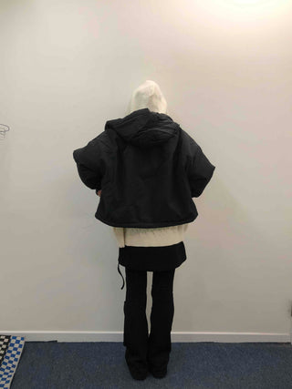 Wide Pintuck Bootcut Skirt Pants