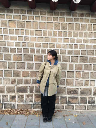 Cozy Fit Diagonal Zipper Hooded Zip-Up Fleece