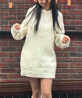 Soft Avant-Fit Long Hooded Knit