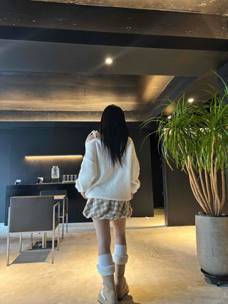Romantic Cozy Strap Off-Shoulder Knit