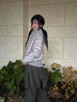 Minimal Basic Lightweight Short Padded Jacket