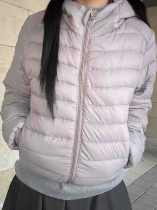Minimal Basic Lightweight Short Padded Jacket