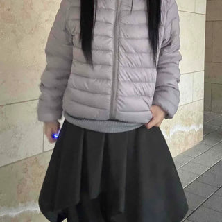 Minimal Basic Lightweight Short Padded Jacket