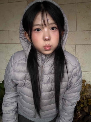 Minimal Basic Lightweight Short Padded Jacket