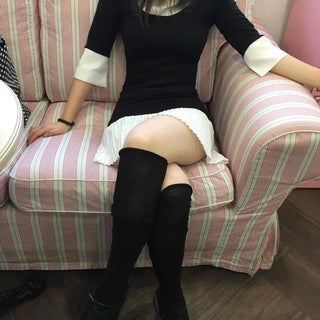 Tennis Pleated Color Block Knit Dress