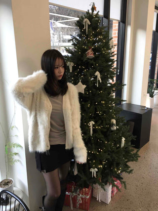 Soft Fur Angora Cardigan