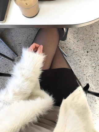 Soft Fur Angora Cardigan