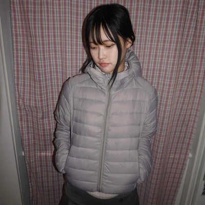 Oversized Balloon Zip-up Lightweight Padded Jacket