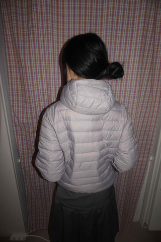 Oversized Balloon Zip-up Lightweight Padded Jacket