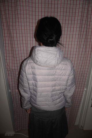 Oversized Balloon Zip-up Lightweight Padded Jacket