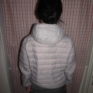 Oversized Balloon Zip-up Lightweight Padded Jacket