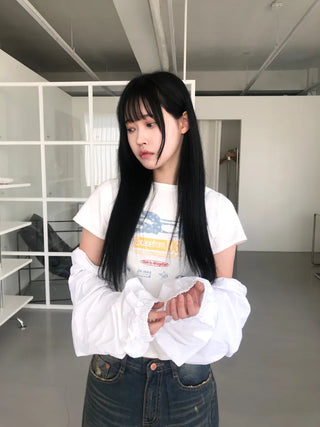 Roni Nylon Summer Bolero Cardigan