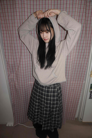 Delicate Fit Loose Kangaroo Pocket Hoodie