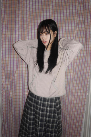 Delicate Fit Loose Kangaroo Pocket Hoodie