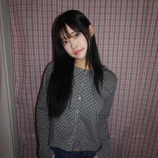 Mini Dot Crop Cardigan