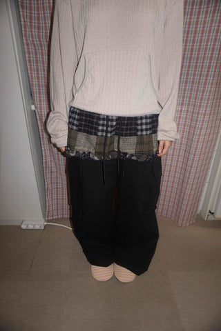 Check Frill Layered Skirt