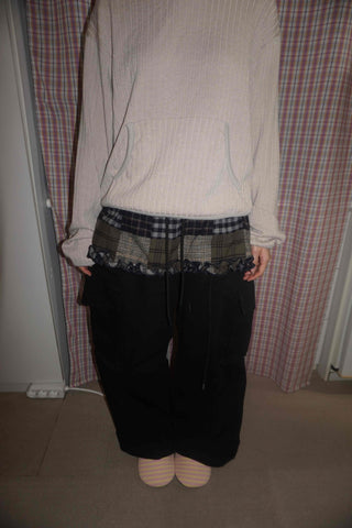 Check Frill Layered Skirt