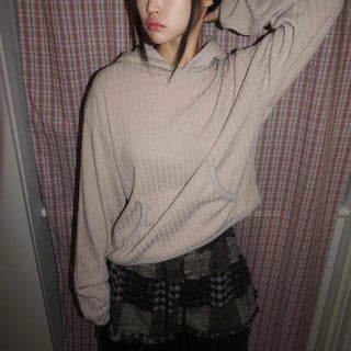 Check Frill Layered Skirt