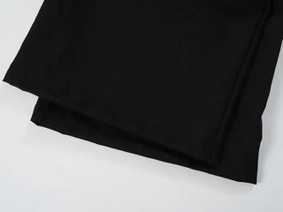 Soel Contrast Two Pintuck Wide Slacks