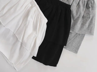 Kai Shirred Layered Tiered Skirt