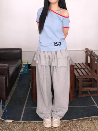 Kai Shirred Layered Tiered Skirt