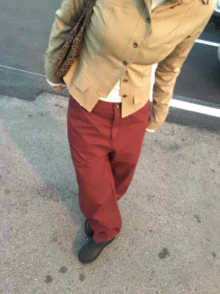 Vintage Mood Balloon Fit Semi-Baggy Pants