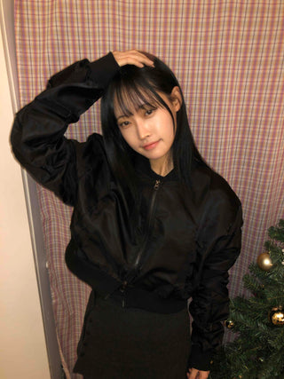 Basic Loose Fit MA-1 Bomber Jumper