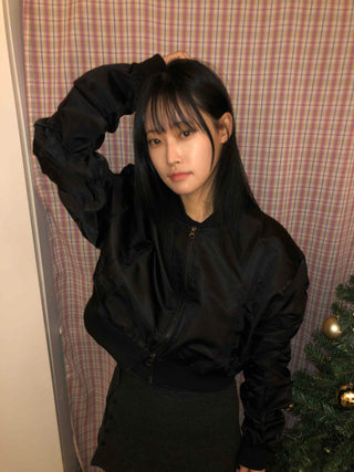 Basic Loose Fit MA-1 Bomber Jumper