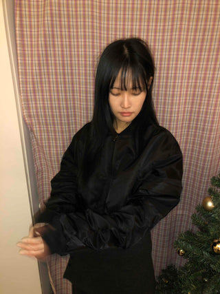 Basic Loose Fit MA-1 Bomber Jumper